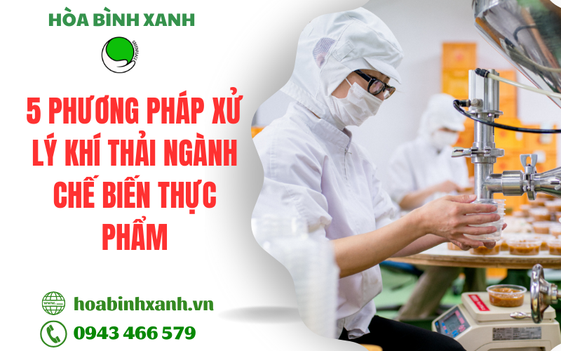 xử lý khí thải ngành chế biến thực phẩm