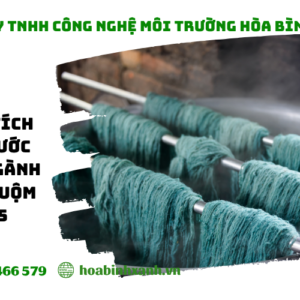 Phân tích mẫu nước thải ngành dệt nhuộm