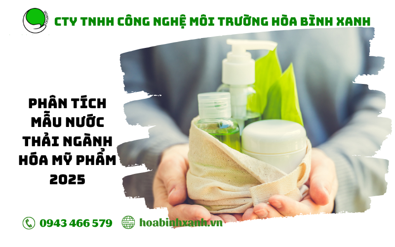 phân tích nước thải hóa mỹ phẩm