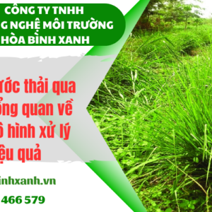 Xử lý nước thải qua đất - Tổng quan về các mô hình xử lý hiệu quả