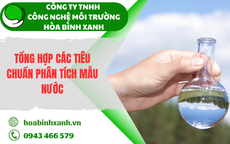 Tổng hợp các tiêu chuẩn phân tích mẫu nước