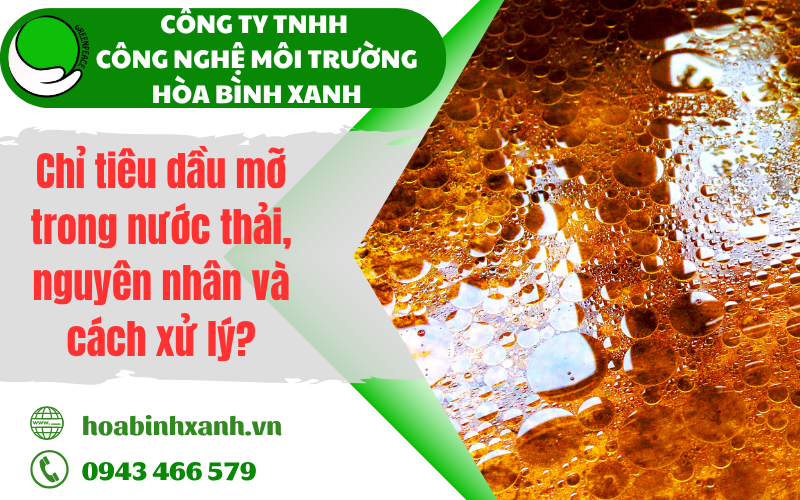 Chỉ tiêu dầu mỡ trong nước thải, nguyên nhân và cách xử lý?